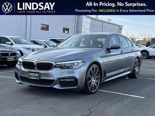 Bluestone Metallic 2018 BMW 540 540i