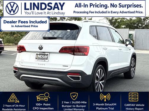 Pure White 2023 Volkswagen Taos 1.5T SE