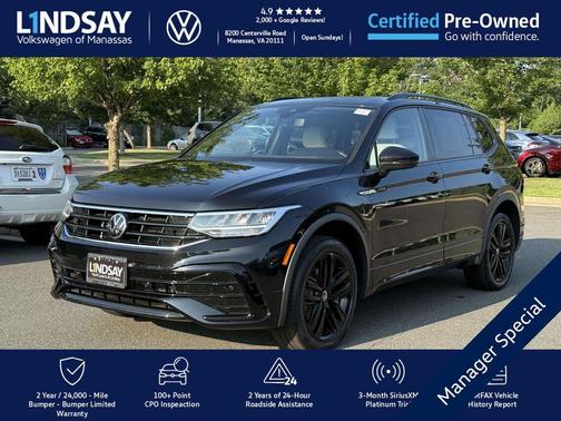 2022 Volkswagen Tiguan 2.0T SE R-Line Black 4MOTION