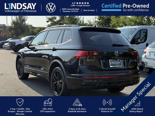 2022 Volkswagen Tiguan 2.0T SE R-Line Black 4MOTION
