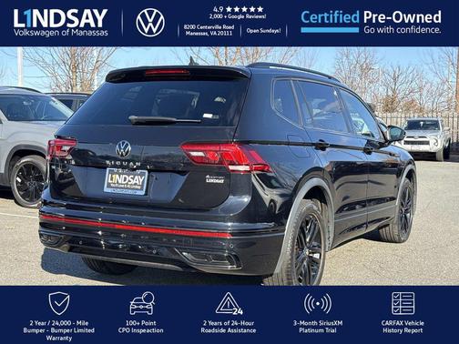 2022 Volkswagen Tiguan 2.0T SE R-Line Black 4MOTION