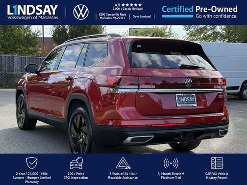 2024 Volkswagen Atlas 2.0T SE w/Technology 4MOTION