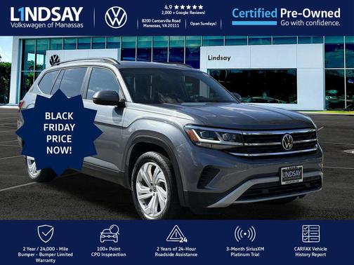 2021 Volkswagen Atlas 2.0T SE w/Technology 4MOTION