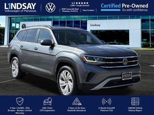 2021 Volkswagen Atlas 2.0T SE w/Technology 4MOTION