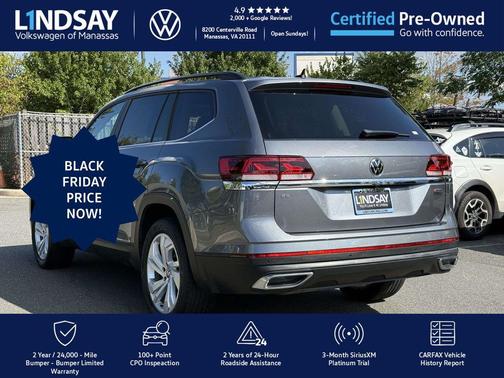 2021 Volkswagen Atlas 2.0T SE w/Technology 4MOTION