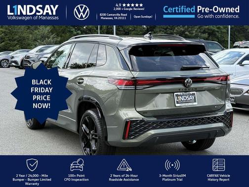 2025 Volkswagen Tiguan 2.0T SE R-Line Black 4MOTION