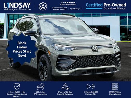 2025 Volkswagen Tiguan 2.0T SE R-Line Black 4MOTION