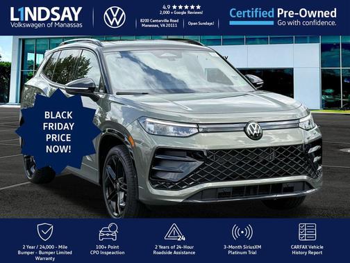 2025 Volkswagen Tiguan 2.0T SE R-Line Black 4MOTION