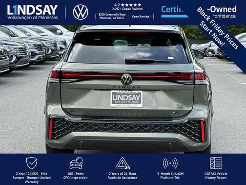 2025 Volkswagen Tiguan 2.0T SE R-Line Black 4MOTION