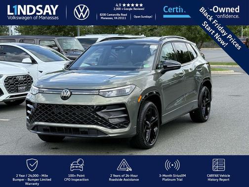 2025 Volkswagen Tiguan 2.0T SE R-Line Black 4MOTION