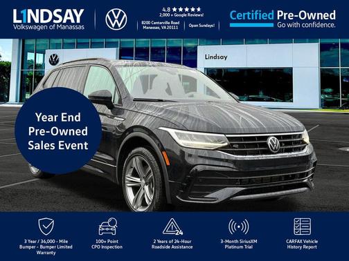 2022 Volkswagen Tiguan 2.0T SE R-Line Black 4MOTION