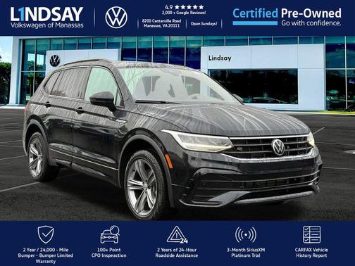 2022 Volkswagen Tiguan 2.0T SE R-Line Black 4MOTION