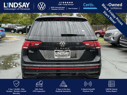 2022 Volkswagen Tiguan 2.0T SE R-Line Black 4MOTION