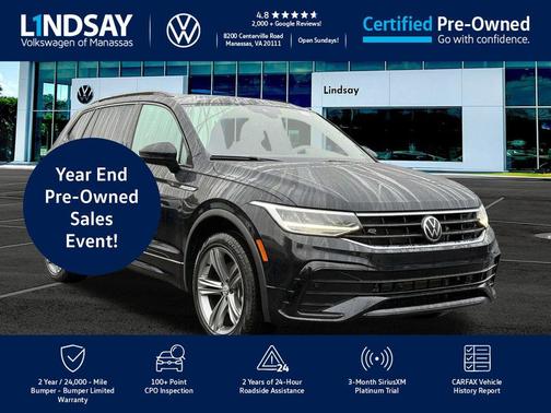 2022 Volkswagen Tiguan 2.0T SE R-Line Black 4MOTION