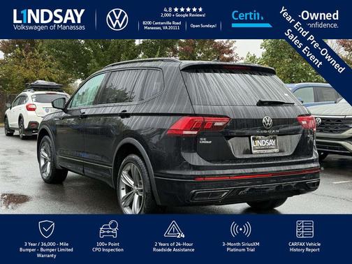 2022 Volkswagen Tiguan 2.0T SE R-Line Black 4MOTION