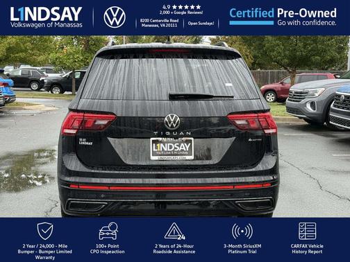 2022 Volkswagen Tiguan 2.0T SE R-Line Black 4MOTION
