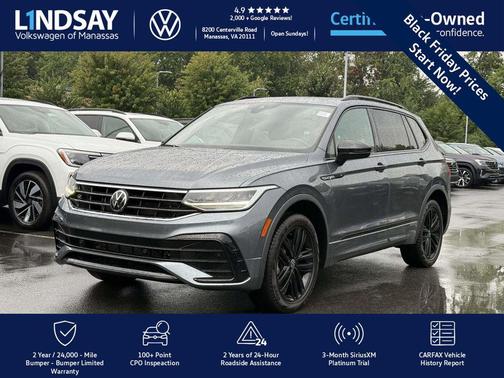 2022 Volkswagen Tiguan 2.0T SE R-Line Black 4MOTION