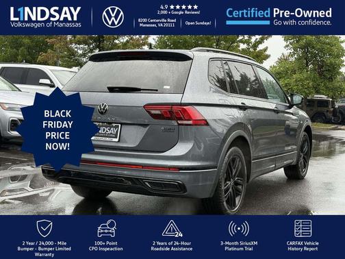 2022 Volkswagen Tiguan 2.0T SE R-Line Black 4MOTION