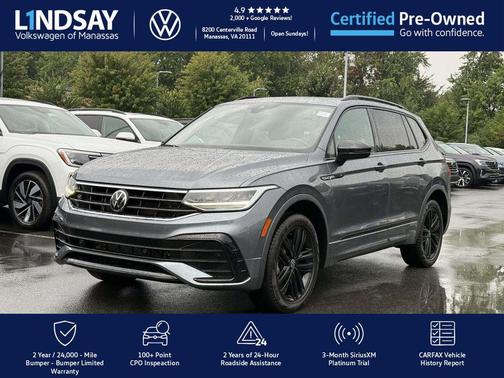 2022 Volkswagen Tiguan 2.0T SE R-Line Black 4MOTION