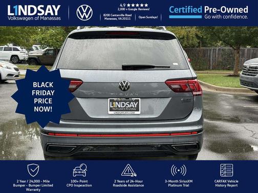 2022 Volkswagen Tiguan 2.0T SE R-Line Black 4MOTION