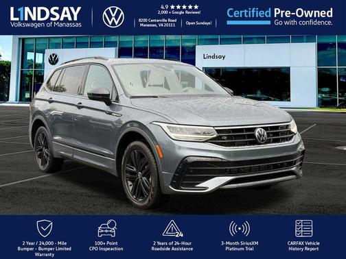 2022 Volkswagen Tiguan 2.0T SE R-Line Black 4MOTION