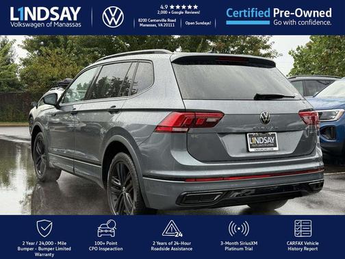 2022 Volkswagen Tiguan 2.0T SE R-Line Black 4MOTION