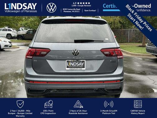 2022 Volkswagen Tiguan 2.0T SE R-Line Black 4MOTION