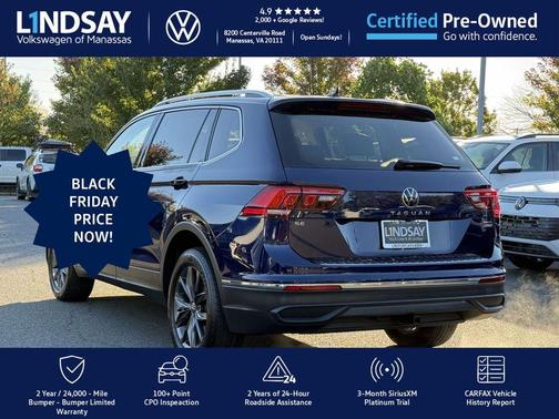 2022 Volkswagen Tiguan 2.0T SE 4MOTION