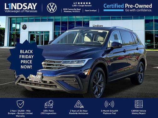 2022 Volkswagen Tiguan 2.0T SE 4MOTION