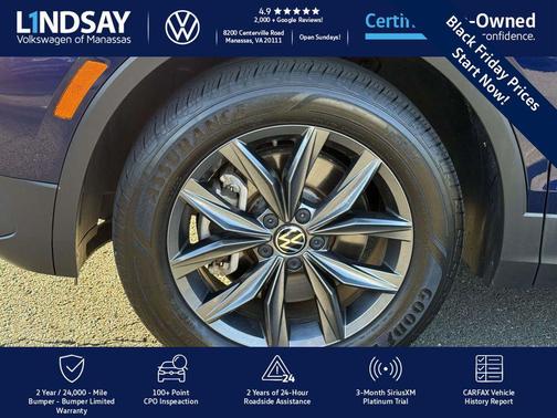 2022 Volkswagen Tiguan 2.0T SE 4MOTION