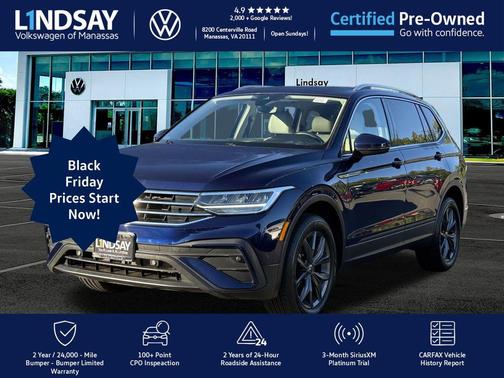 2022 Volkswagen Tiguan 2.0T SE 4MOTION