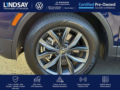 2022 Volkswagen Tiguan 2.0T SE 4MOTION