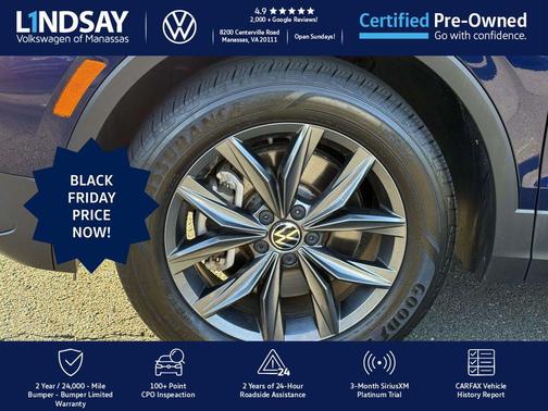 2022 Volkswagen Tiguan 2.0T SE 4MOTION