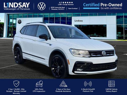 2021 Volkswagen Tiguan 2.0T SE R-Line Black 4MOTION