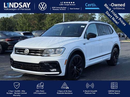2021 Volkswagen Tiguan 2.0T SE R-Line Black 4MOTION