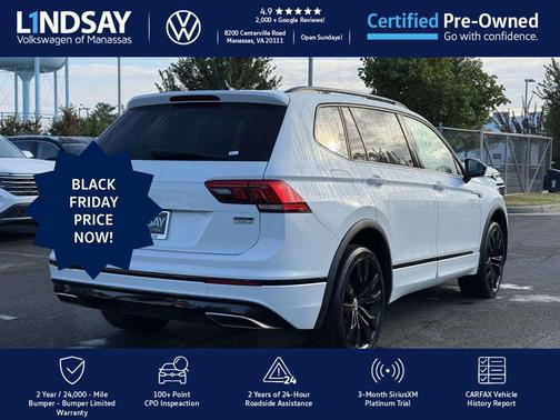 2021 Volkswagen Tiguan 2.0T SE R-Line Black 4MOTION