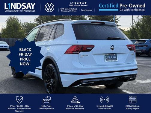 2021 Volkswagen Tiguan 2.0T SE R-Line Black 4MOTION