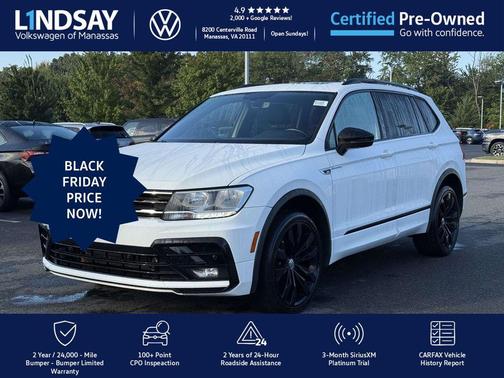 2021 Volkswagen Tiguan 2.0T SE R-Line Black 4MOTION