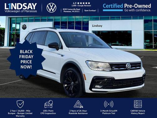 2021 Volkswagen Tiguan 2.0T SE R-Line Black 4MOTION