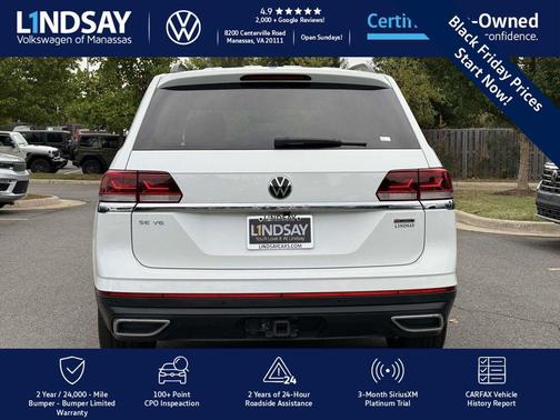 2022 Volkswagen Atlas 3.6L SE w/Technology