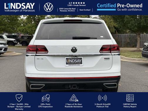 2022 Volkswagen Atlas 3.6L SE w/Technology