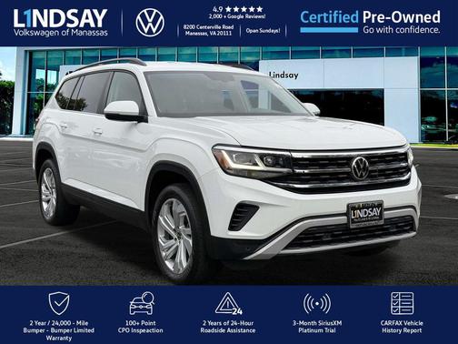 2022 Volkswagen Atlas 3.6L SE w/Technology