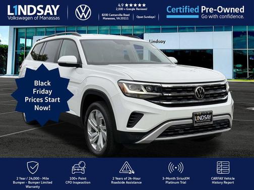 2022 Volkswagen Atlas 3.6L SE w/Technology