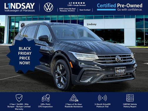 2022 Volkswagen Tiguan 2.0T SE 4MOTION