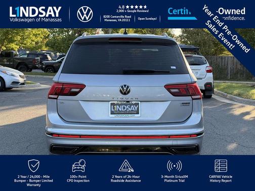 2022 Volkswagen Tiguan 2.0T SE R-Line Black 4MOTION