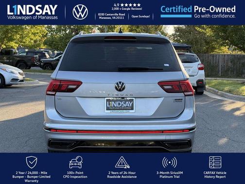 2022 Volkswagen Tiguan 2.0T SE R-Line Black 4MOTION