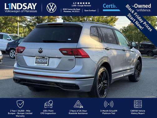 2022 Volkswagen Tiguan 2.0T SE R-Line Black 4MOTION