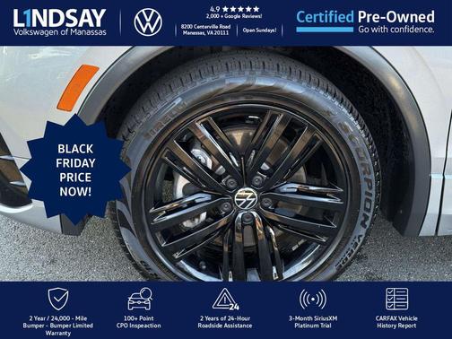 2022 Volkswagen Tiguan 2.0T SE R-Line Black 4MOTION