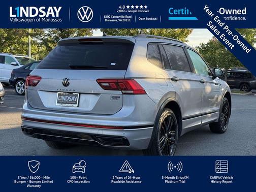 2022 Volkswagen Tiguan 2.0T SE R-Line Black 4MOTION