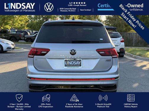 2022 Volkswagen Tiguan 2.0T SE R-Line Black 4MOTION